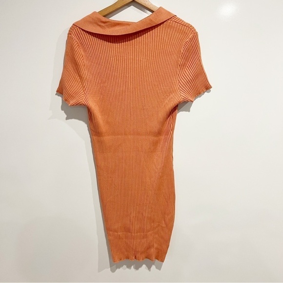 Abercrombie & Fitch Ribbed Collared Mini Dress - Picture 2 of 9